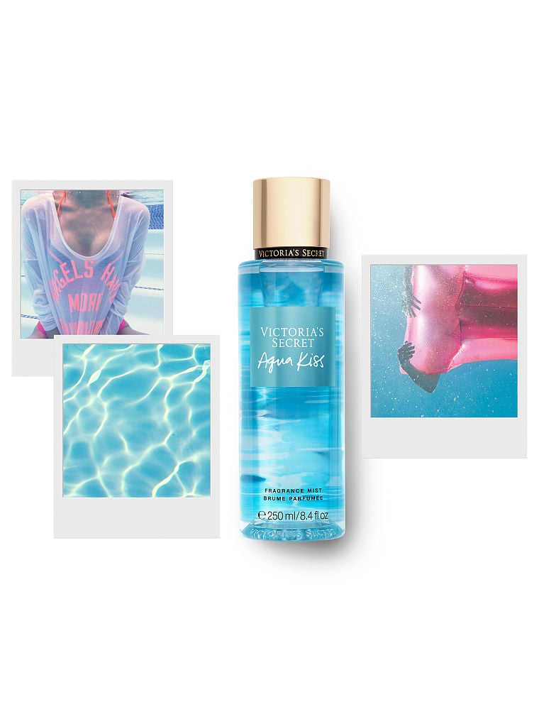 Victoria's Secret Kit Aqua Kiss - Body Splash 75ml + Body Lotion 75ml -  PanVel Farmácias